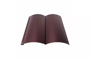 Металлический сайдинг Блок-хаус, 0,5, ПЭ, RAL 3005