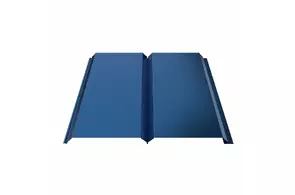 Сайдинг Евробрус металлический, 0,5, ПЭ, RAL 5005