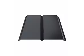 Сайдинг Евробрус металлический, 0,5, ПЭ, RAL 7016