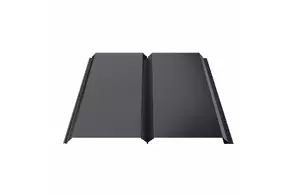 Сайдинг Евробрус металлический, 0,5, ПЭ, RAL 7024