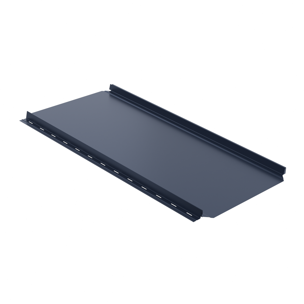 Фальцевые панели FalzLock PRO, 0,55, ПЭ, RAL 5003