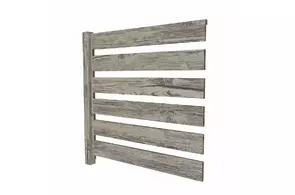 Секция забора LINERA 20х120, (1,16х2,5), Steelwood/Г, Пепельный дуб