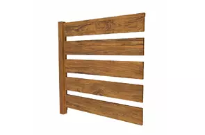 Секция забора LINERA 20х150, (3,15х2,5), Steelwood/Г, Золотой дуб