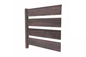 Секция забора LINERA 20х190, (3,01х2,5), Steelwood/Г, Тёмный дуб