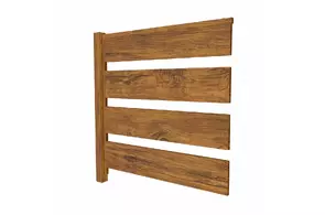 Секция забора LINERA 20х190, (2,795х2,5), Steelwood/Г, Золотой дуб
