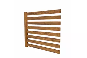 Секция забора LINERA 20х75, (3,2х2,5), Steelwood/Г, Золотой дуб