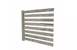 Секция забора LINERA 20х75, (2,9х2,5), Steelwood/Г, Пепельный дуб