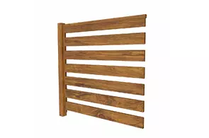 Секция забора LINERA 20х95, (1,08х2,5), Steelwood/Г, Золотой дуб