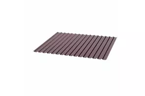Профнастил C20B, 0,45, ПЭ/ПЭ, RAL 3005
