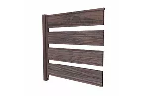 Секция забора RANCHEZ 30х190, (2,365х2,5), Steelwood/Г, Тёмный дуб