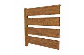 Секция забора RANCHEZ 30х190, (1,72х2,5), Steelwood/Г, Золотой дуб