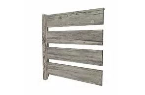 Секция забора RANCHEZ 30х190, (2,365х2,5), Steelwood/Г, Пепельный дуб