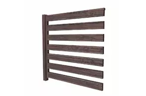 Секция забора RANCHEZ 30х90, (2,76х2,5), Steelwood/Г, Тёмный дуб