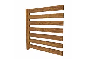 Секция забора RANCHEZ 30х90, (2,53х2,5), Steelwood/Г, Золотой дуб
