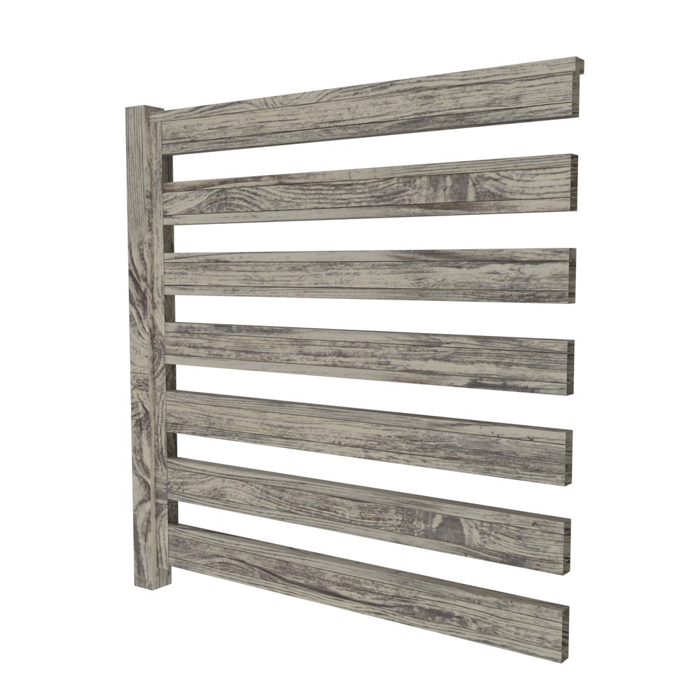 Секция забора RANCHEZ 30х90, (2,99х2,5), Steelwood/Г, Пепельный дуб