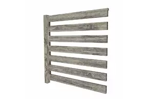 Секция забора RANCHEZ 30х90, (1,61х2,5), Steelwood/Г, Пепельный дуб
