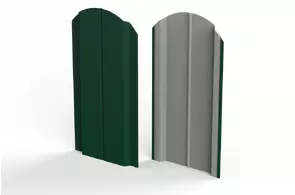 Евроштакетник Classic, 0,4, ПЭ, RAL 6005