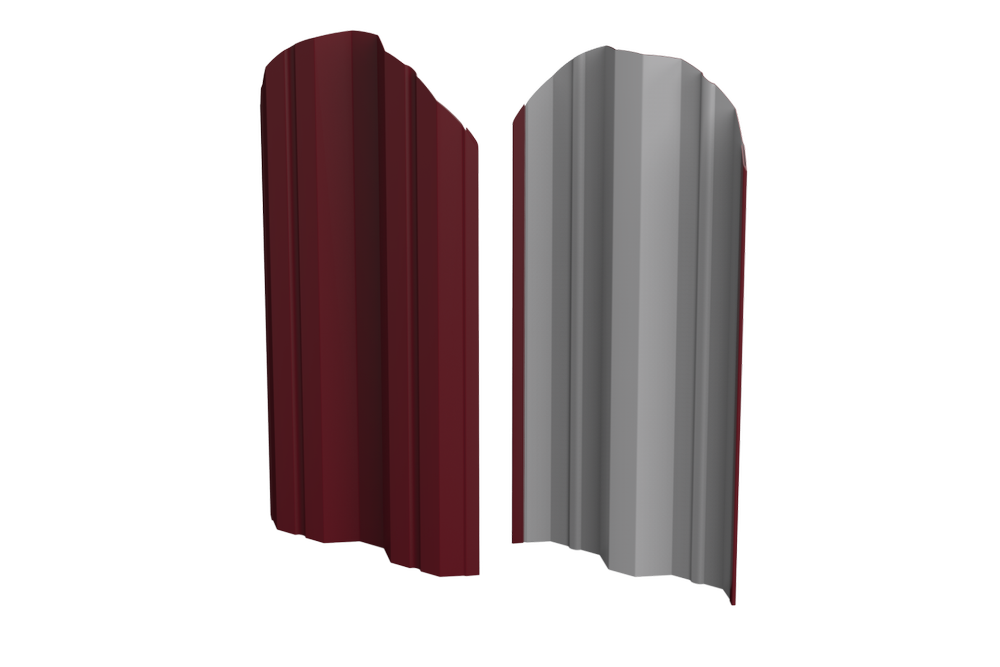 Евроштакетник Modern, 0,45, ПЭ, RAL 3005