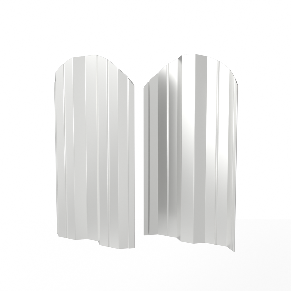 Евроштакетник Modern, 0,4, ПЭ/ПЭ, RAL 9003