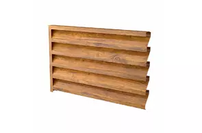 Секция забора жалюзи Prestige 60, 0,5, Steelwood/Г, Золотой дуб